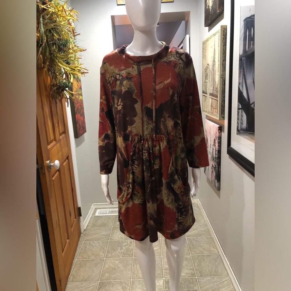 Floral Long Sleeve Dress by FRESH FX